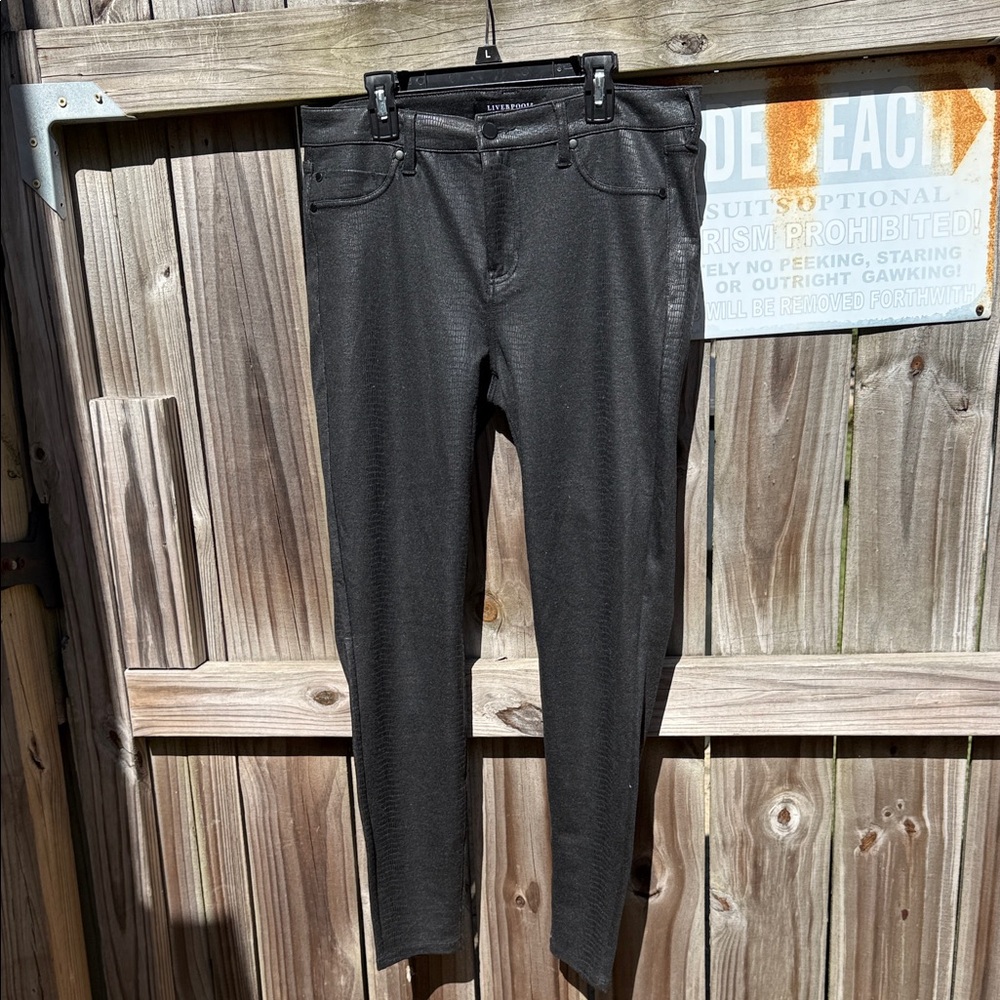 Liverpool Dark Gray Denim